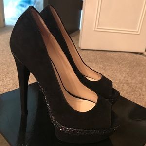 Nine West Boutique 9 Black Suede Pumps